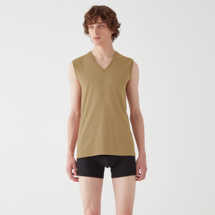 アンドチル　ノースリーブ GUNZE グンゼ theGUNZE 直営店限定 綿100% ノースリーブ メンズ