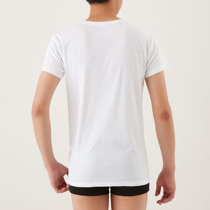 GUNZE（グンゼ） インナー 半袖 メンズ 綿100% 肌着 Vネック Tシャツ