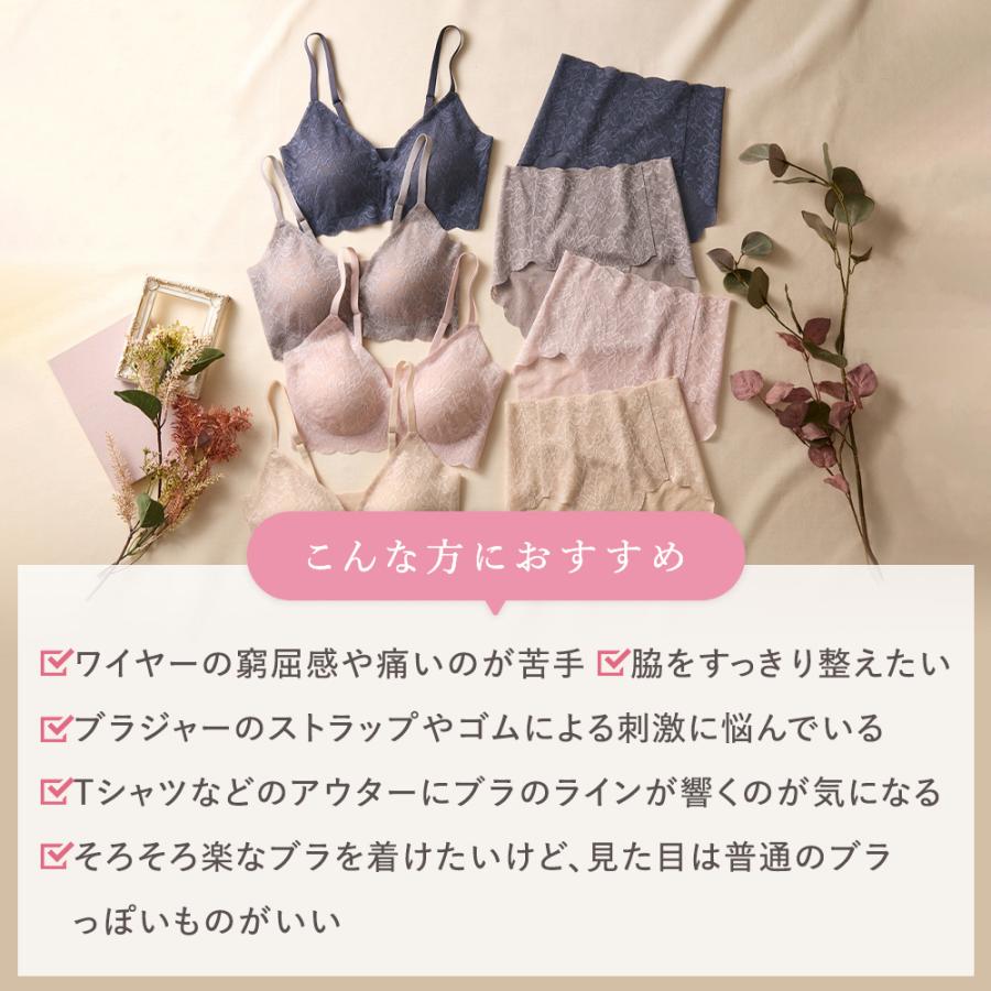 KIREILABO 福袋 2026 グンゼ ノンワイヤー ブラジャー レディース 脇高
