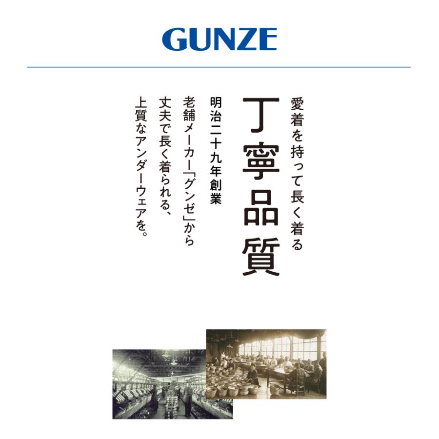 グンゼ GUNZE GTホーキンス 綿100% Ｔシャツ 2枚組 メンズ セット 半袖 丸首 天竺 紳士 カジュアル インナーシャツ G.T.HAWKINS｜gunze｜10