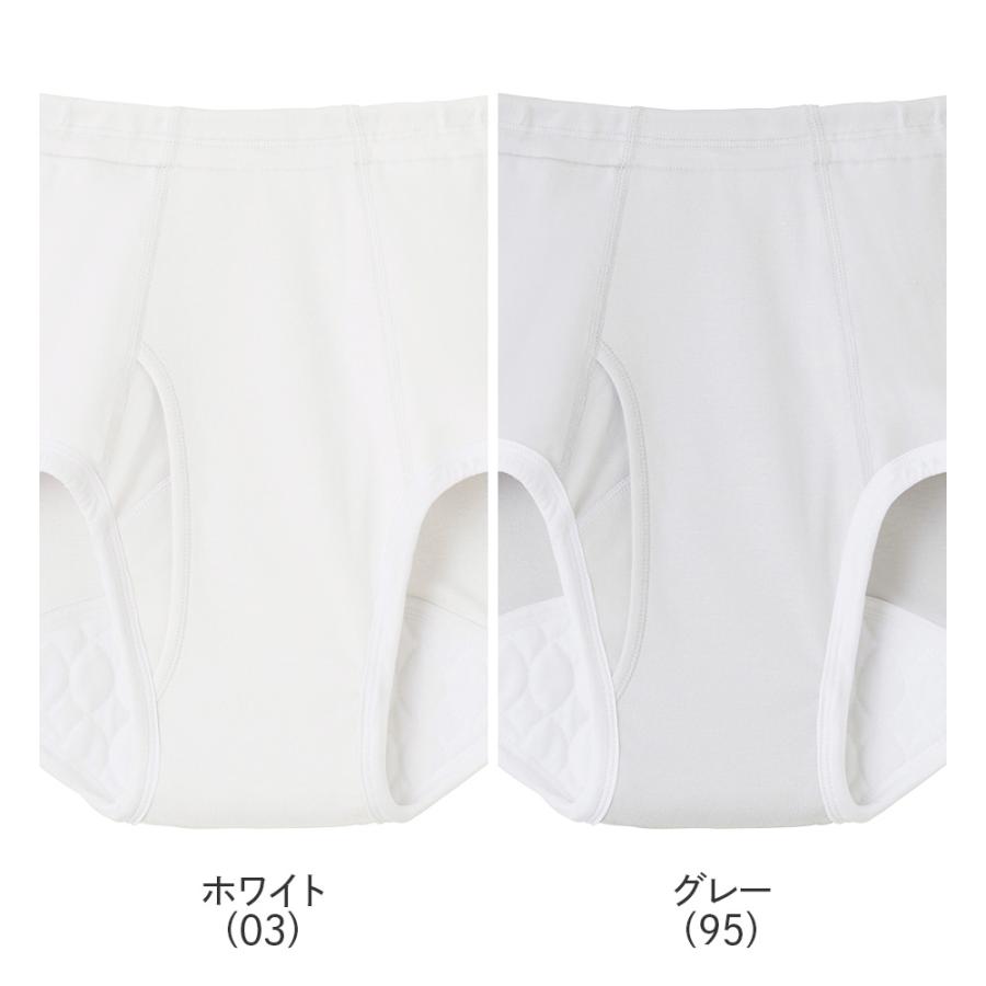 GUNZE（グンゼ） 介護肌着 ブリーフ パンツ 尿漏れ対応 前あき メンズ