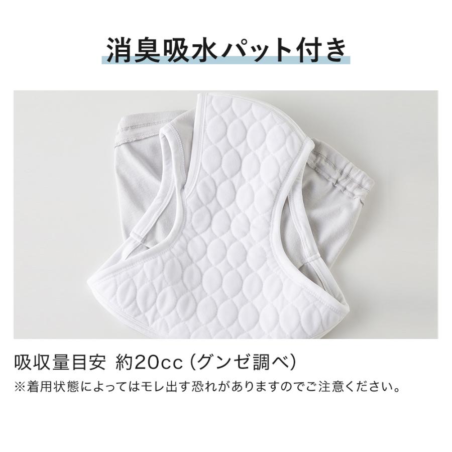 GUNZE（グンゼ） 介護肌着 ブリーフ パンツ 尿漏れ対応 前あき メンズ