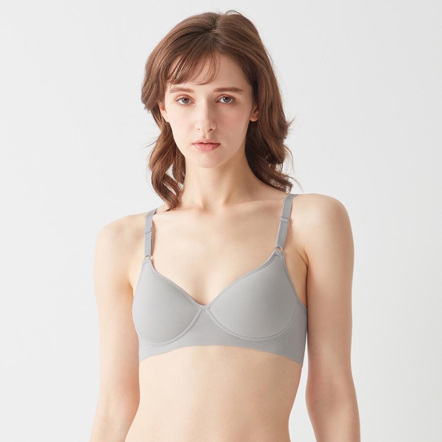 KIREILABO グンゼ ノンワイヤーブラ 綿100％ レディース 下着