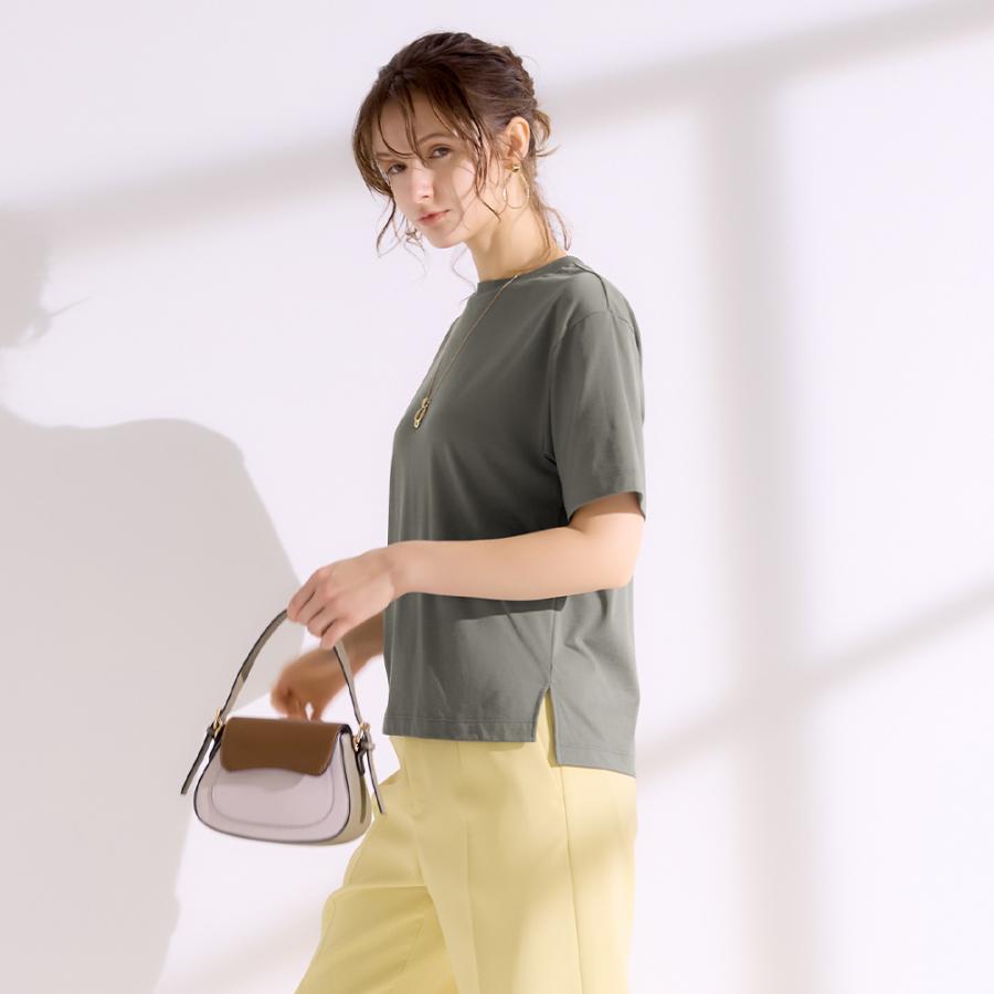 KIREILABO グンゼ キレイラボ 5分袖 Tシャツ レディース オーガニック