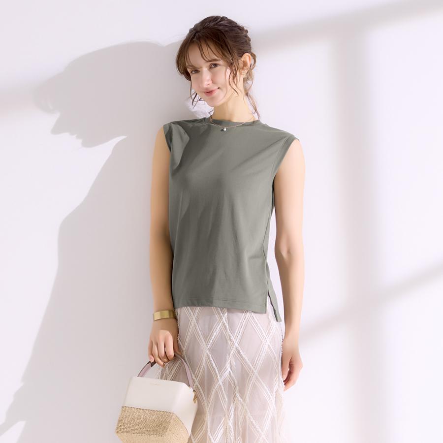 KIREILABO グンゼ キレイラボ ノースリーブ Tシャツ レディース