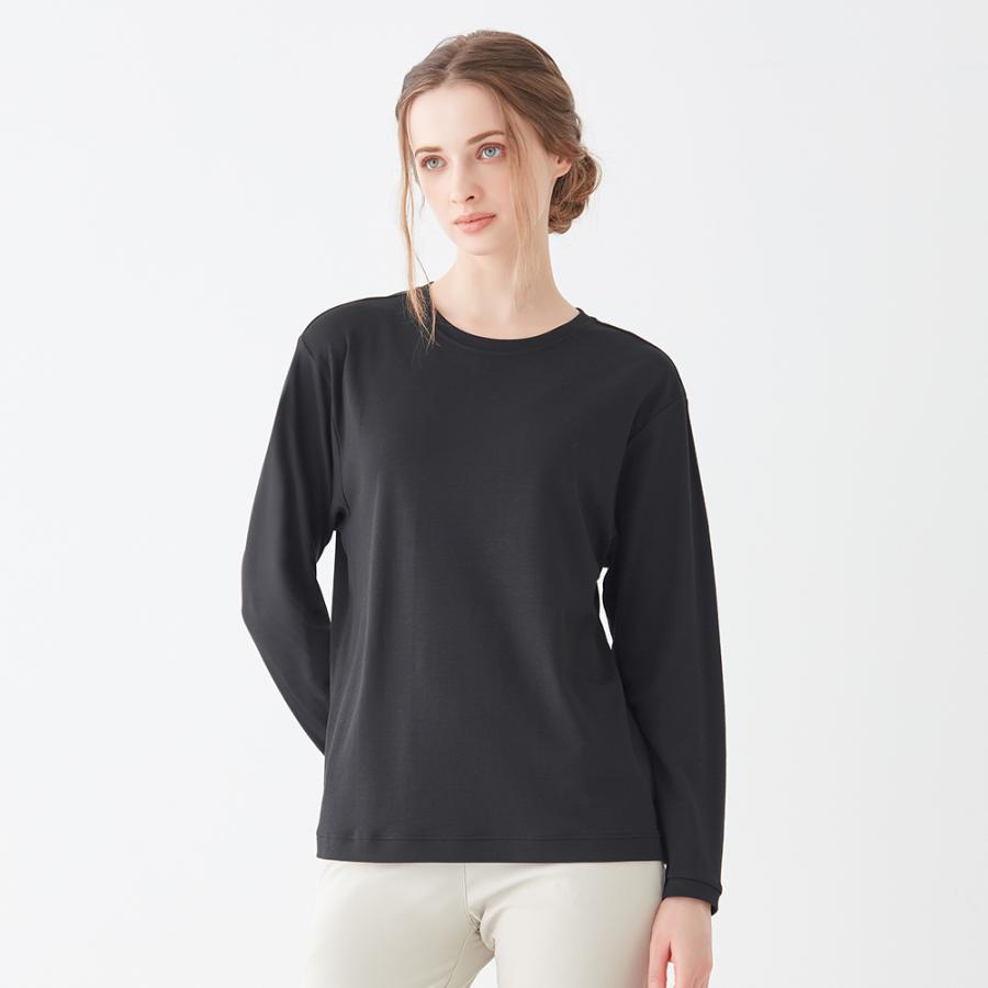 KIREILABO グンゼ キレイラボ カットソー 長袖 裏起毛 レディース 保温