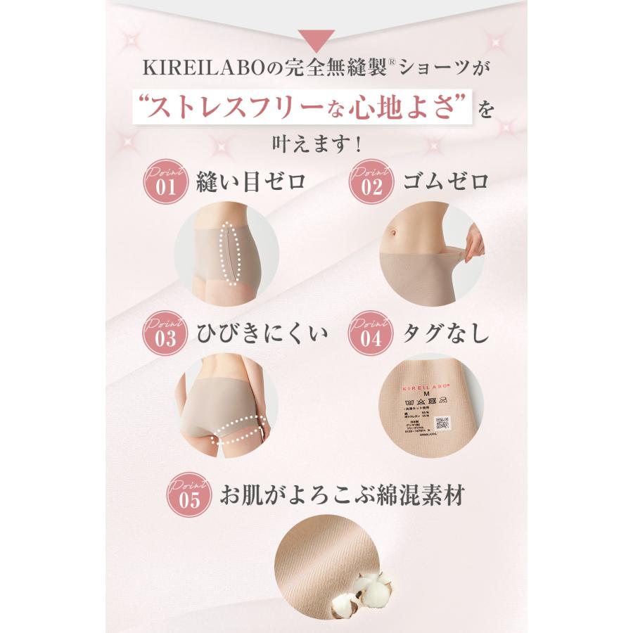 KIREILABO グンゼ キレイラボ ショーツ 女性下着 日本製 レディース 綿