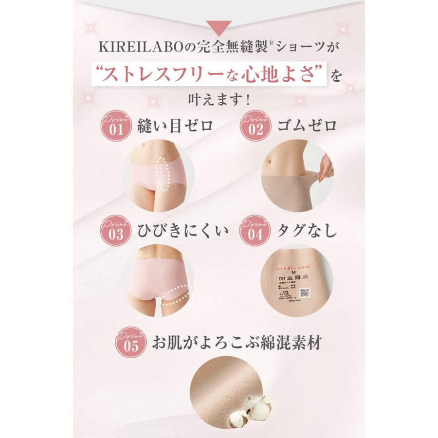KIREILABO グンゼ キレイラボ ハーフショーツ 下着女性 日本製