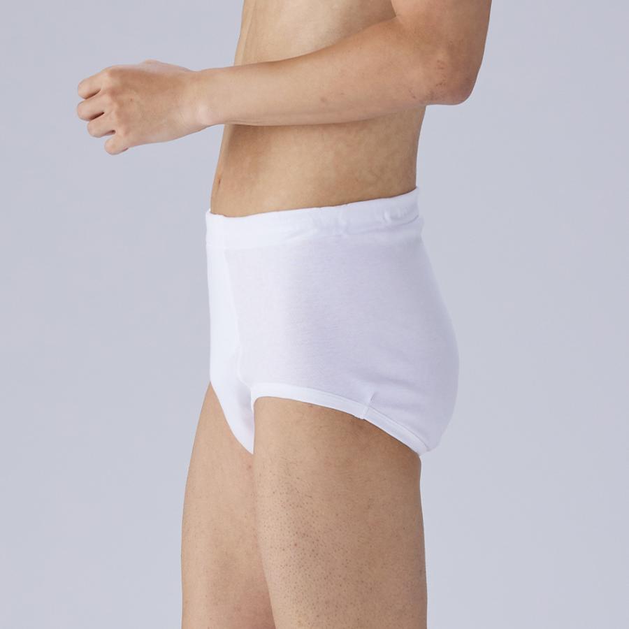 快適工房 4L グンゼ メンズ 天引きブリーフ 前開き 綿100% 抗菌防臭