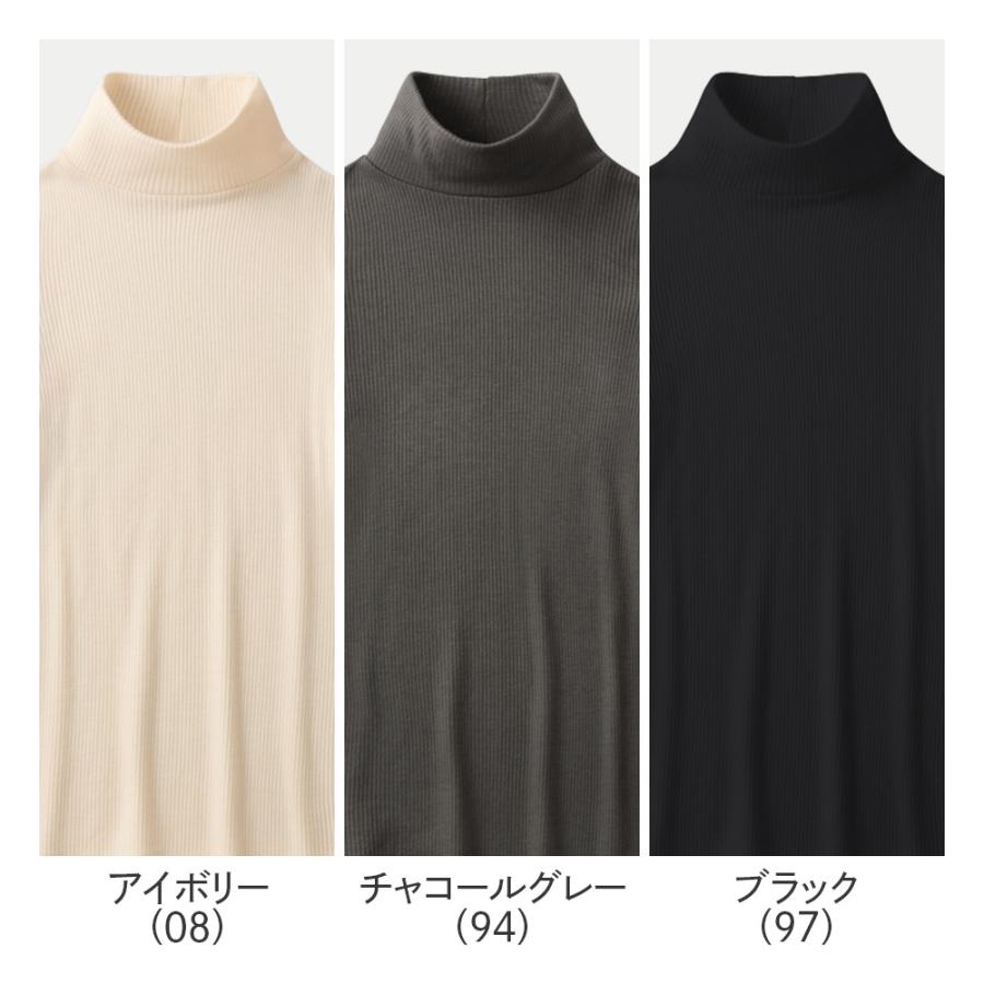 GUNZE グンゼ リブニット タートルネック レディース 秋冬
