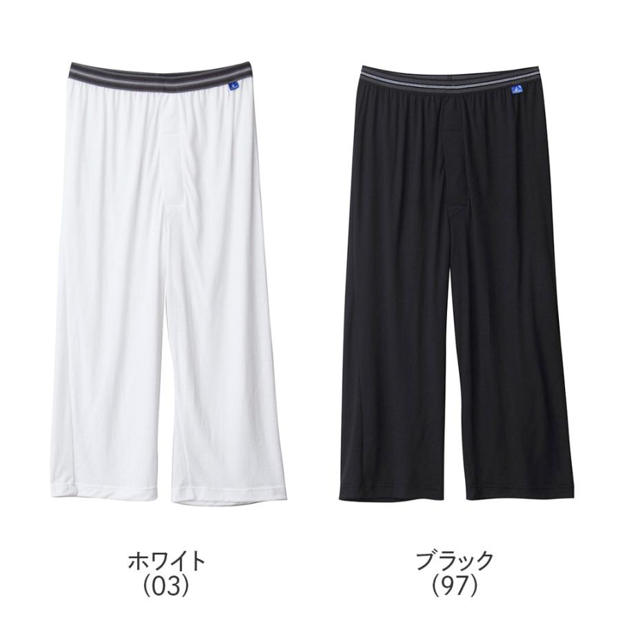 COOLMAGIC グンゼ ステテコ 半ズボン下 ひざ下丈 前あき メンズ 春夏