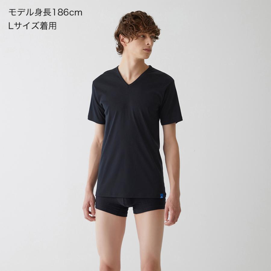 COOLMAGIC グンゼ Vネック インナー 男性 下着 肌着 Tシャツ メンズ 春