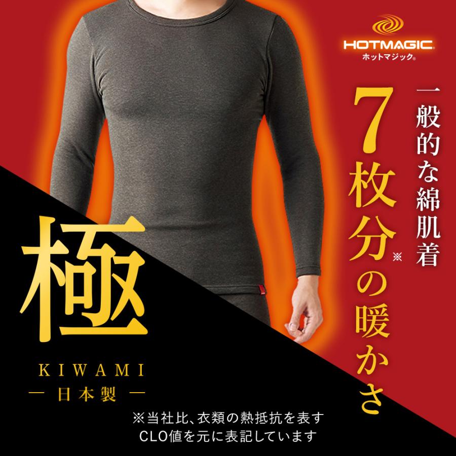 HOTMAGIC グンゼ 肌着 インナー メンズ 冬 暖かい あったか 極暖