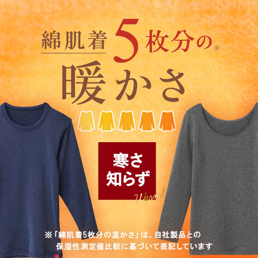 HOTMAGIC グンゼ 裏起毛 あったかインナー 8分袖 レディース 寒さ