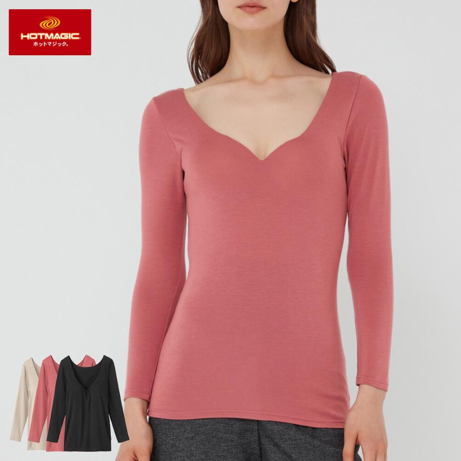 グンゼ インナー 肌着 レディース あったか 8分袖ブラ 暖かい 吸湿発熱 薄手 秋冬 婦人gunze ホットマジック Mh6559 M Ll 31mh6559 グンゼ公式ヤフー店 通販 Yahoo ショッピング