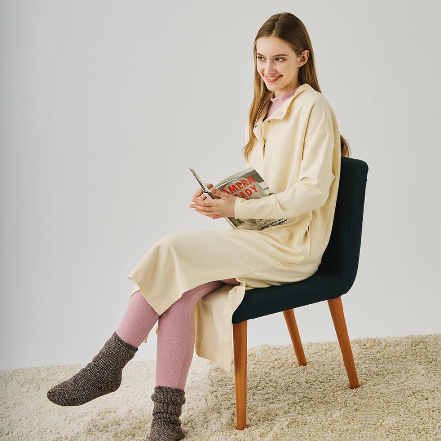 夢みる機械さま☆FOTUS☆　極暖　フェトウス　ハイネックカットソーヴィンテージ HOTMAGIC グンゼ ハイネック 長袖 秋冬 婦人 毛布 両面起毛 ウール