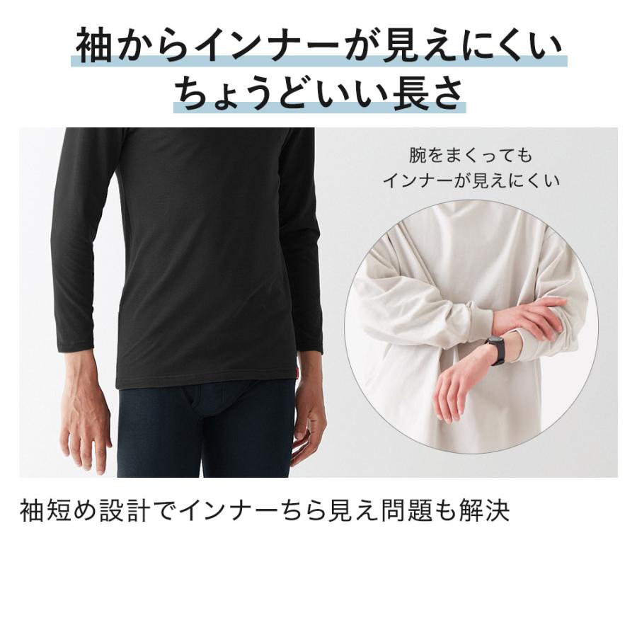 HOTMAGIC グンゼ 肌着 下着 インナー 男性 メンズ Vネック 長袖シャツ