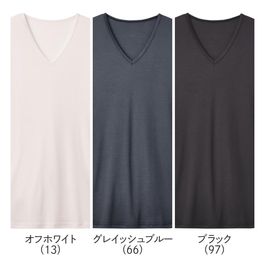 GUNZE（グンゼ） ファイヤーアセドロン 半袖 男性下着 メンズ Vネック