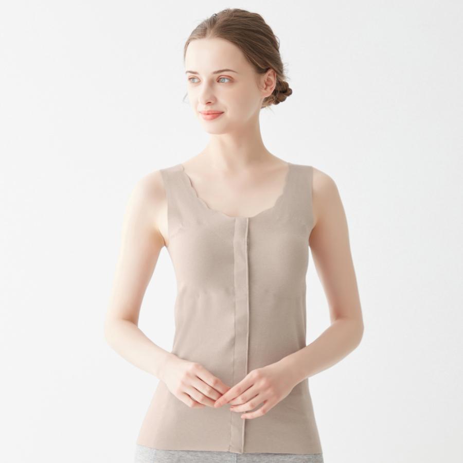 GUNZE（グンゼ） メディキュア Medicure ブラトップ 前あき タンク