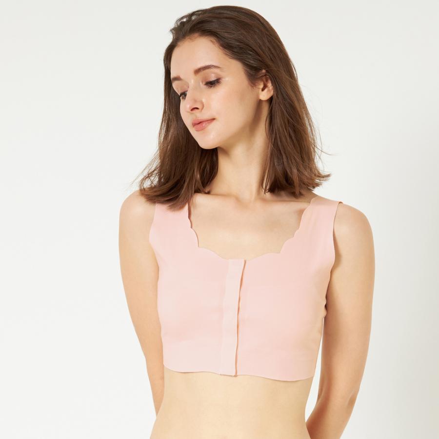 グンゼ GUNZE メディキュア MediCure 前開きブラ ハーフトップ 入院 術後 介護肌着 前あき ブラジャー 下着 ノンワイヤー 切りっぱなし 低刺激 NP1055 M〜LL | GUNZE | 17