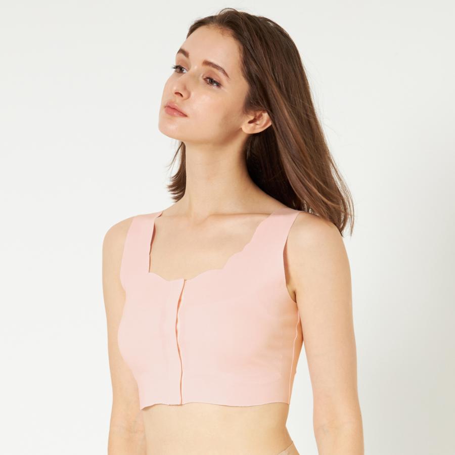 グンゼ GUNZE メディキュア MediCure 前開きブラ ハーフトップ 入院 術後 介護肌着 前あき ブラジャー 下着 ノンワイヤー 切りっぱなし 低刺激 NP1055 M〜LL | GUNZE | 18