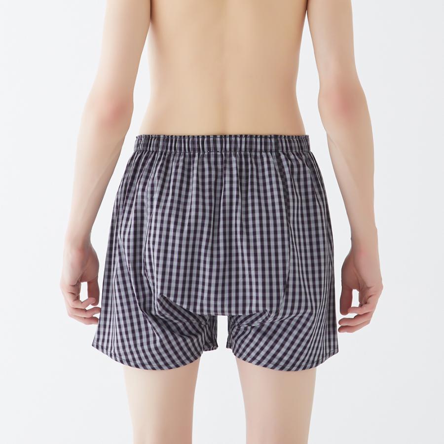 pop trading companyトランクス3枚セット 見せパン チェック柄 pop