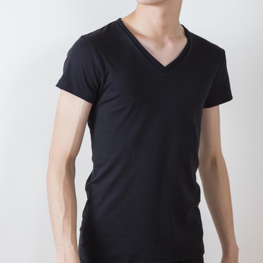 GUNZE グンゼ the 綿100％ VネックTシャツ 3枚組 メンズ