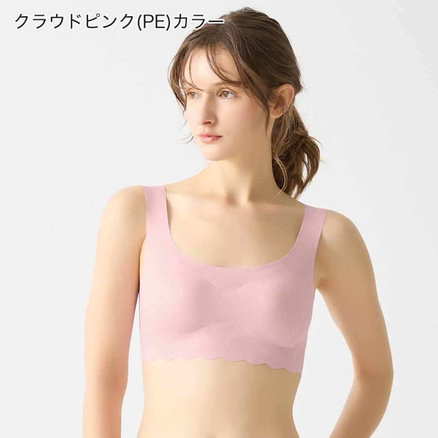 ひろブラページ izumi BODY LABO 丸胸レーシィノンワイヤーブラ＆ショーツセット