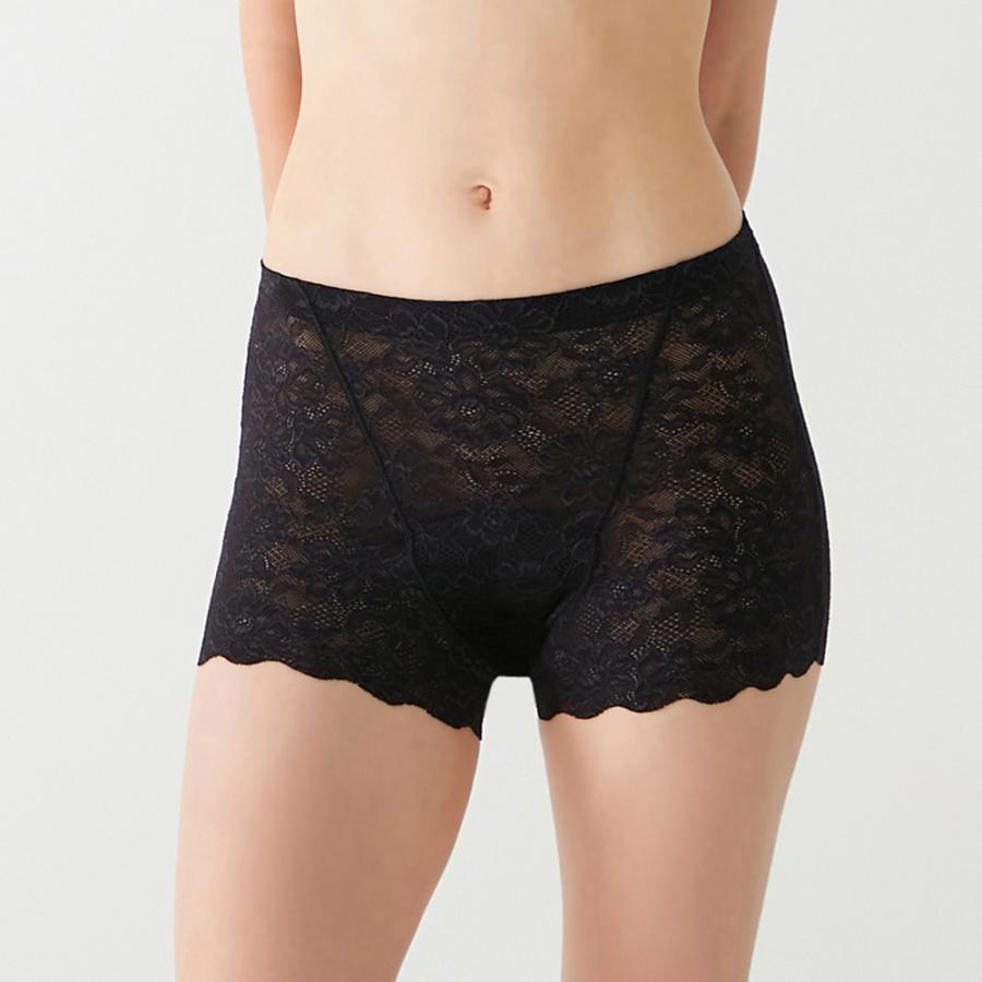 吸水ショーツ　M　BLACK　&amp;mooned  2枚 Amazon.co.jp: &mooned アンドムーンド 生理用 吸水ショーツ 3枚セット