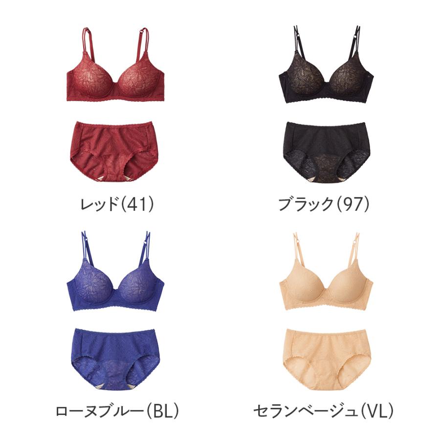 Tuche グンゼ GUNZE トゥシェ ノンワイヤーブラジャー 上下セット