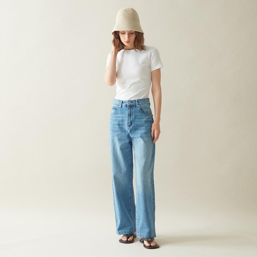 Tuche グンゼ トゥシェ Tシャツ 半袖 レディース 綿混 コットン