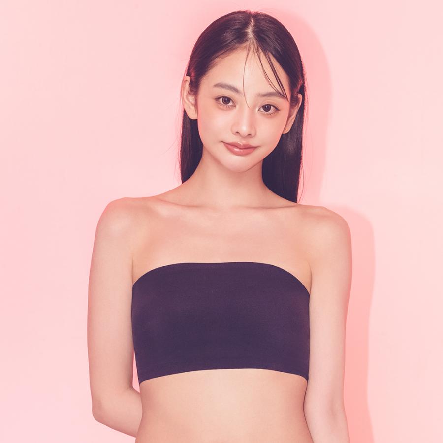 グンゼ ブラジャー レディース ノンワイヤー ストラップレス 肩紐なし