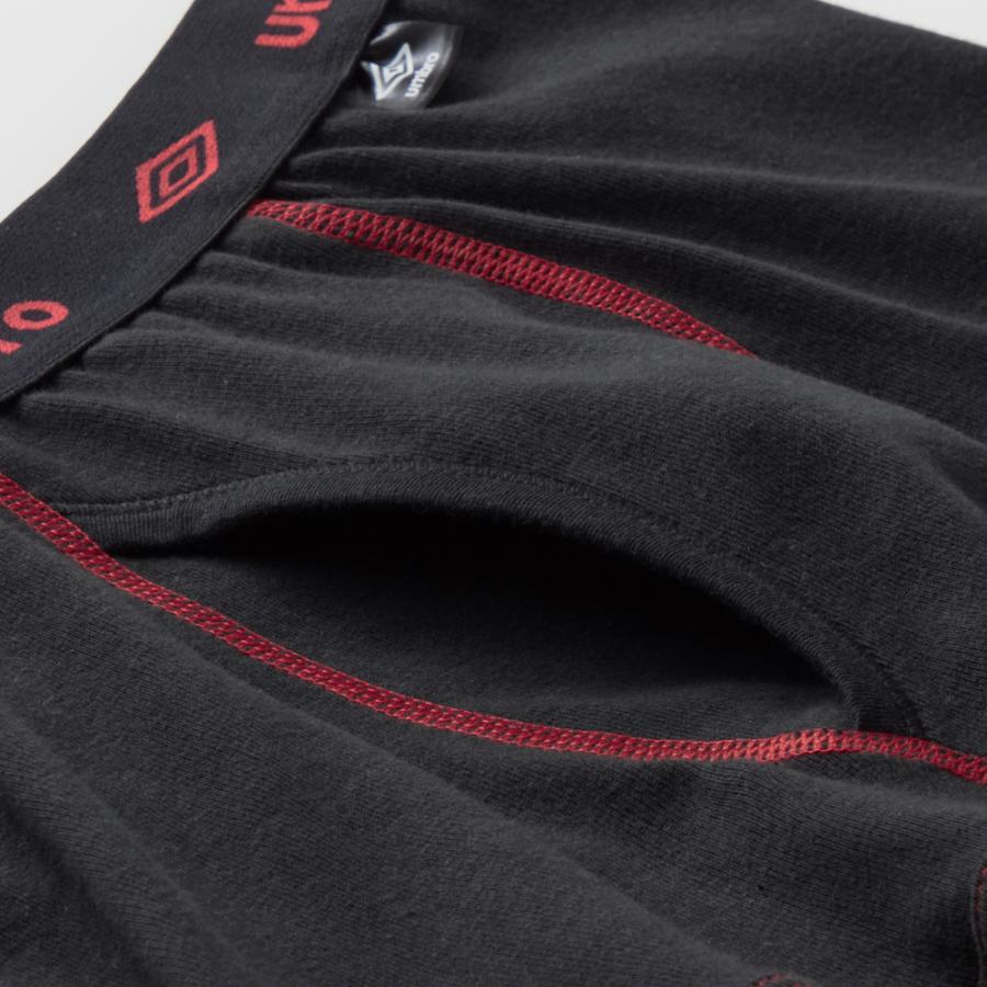 umbro アンブロ キッズ ボクサーパンツ 2枚組 前あき 綿100