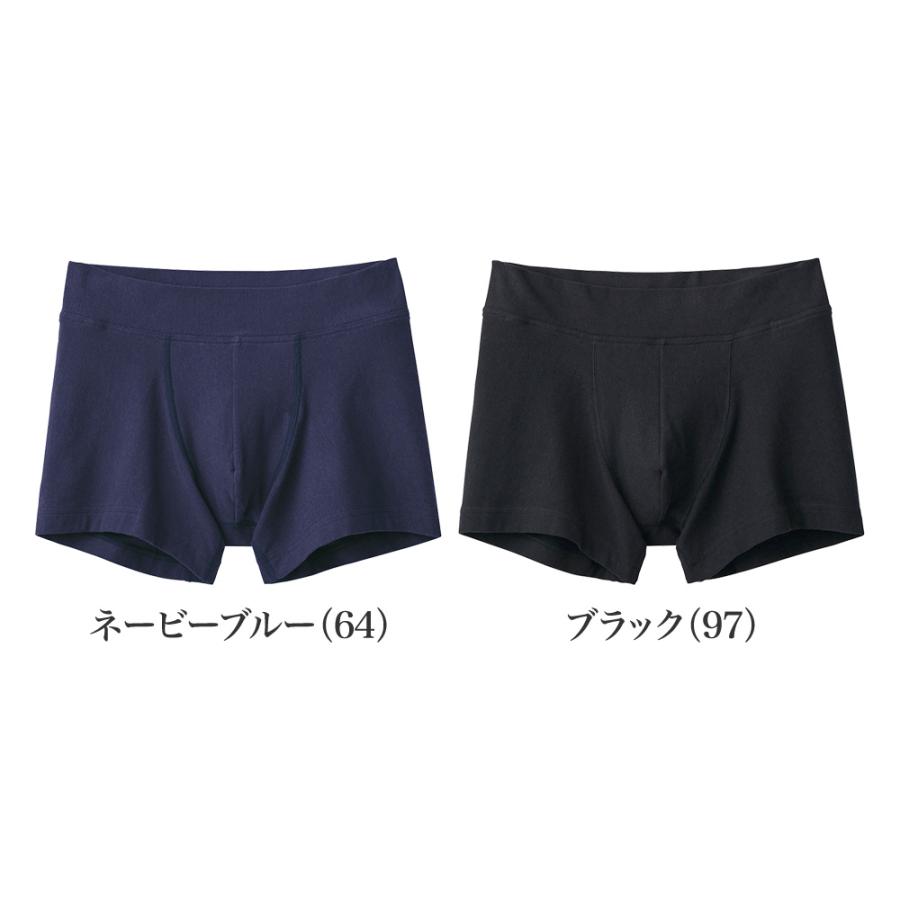 おねがいプランクトン　※音無し YG グンゼ ボクサーパンツ メンズ 吸汗速乾 前とじ 綿混 パンツ