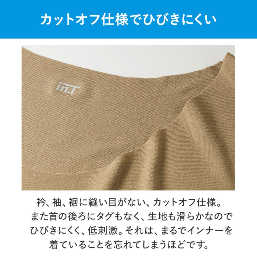 GUNZE（グンゼ） in.T インティー 半袖 メンズ 男性下着 Tシャツ専用