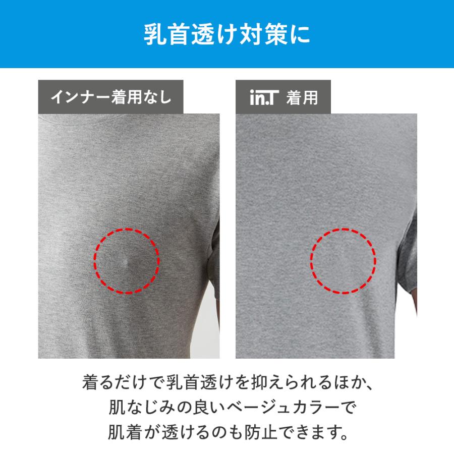 GUNZE（グンゼ） in.T インティー 袖なし メンズ 男性下着 Tシャツ専用