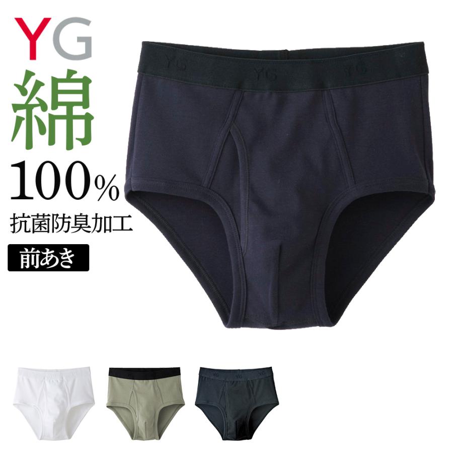 YG グンゼ スタンダードブリーフ メンズ オールシーズン 綿100% 抗菌
