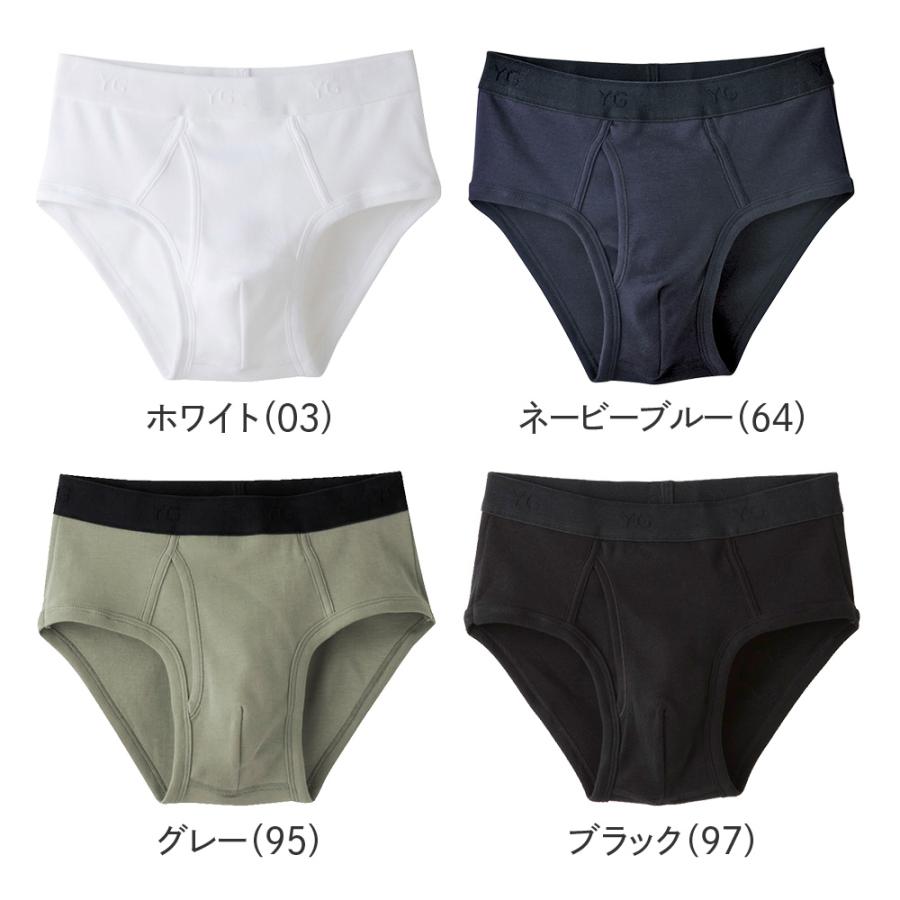 YG グンゼ セミビキニブリーフ メンズ オールシーズン 綿100% 抗菌防臭