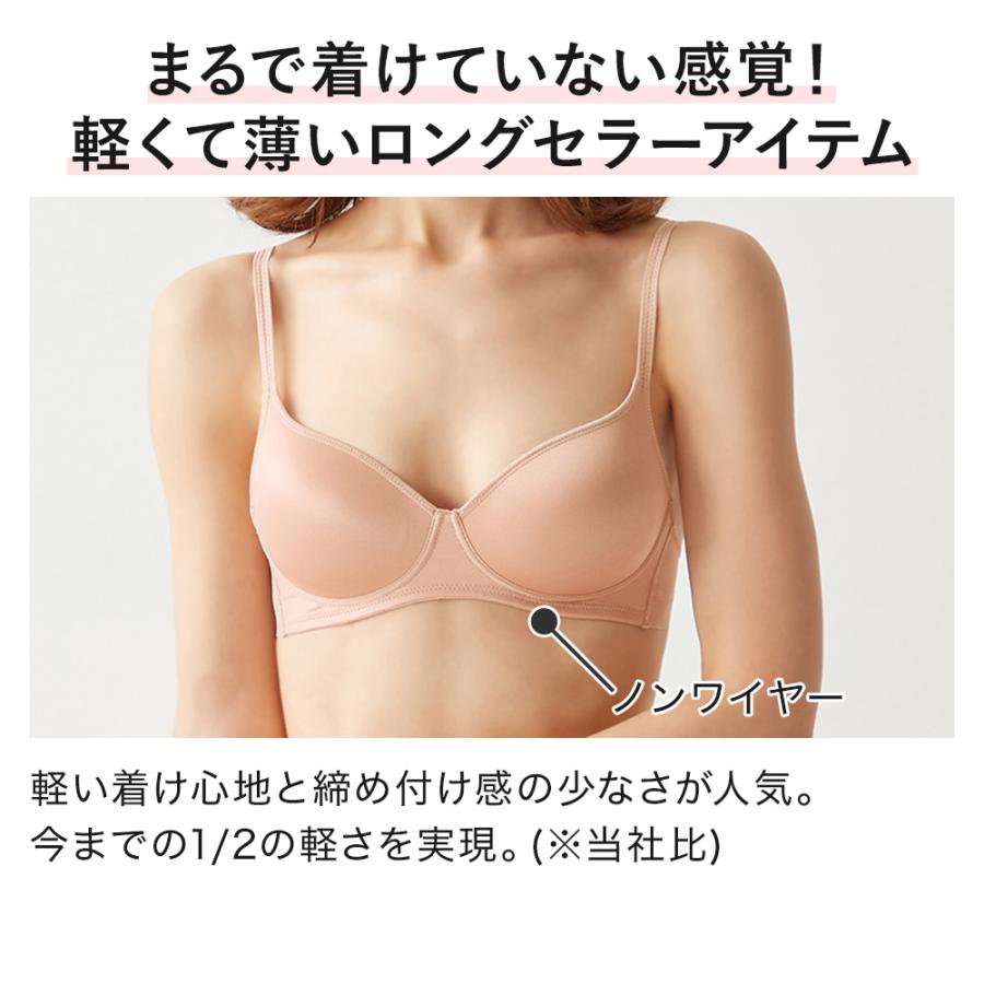 GUNZE グンゼ ノンワイヤーブラジャー レディース 年間 軽ブラ