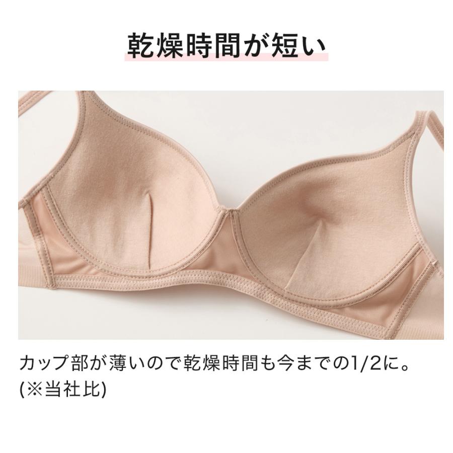 PGブラ　XSサイズ　２枚 GUNZE（グンゼ） ノンワイヤーブラジャー レディース 年間 軽ブラ ノン