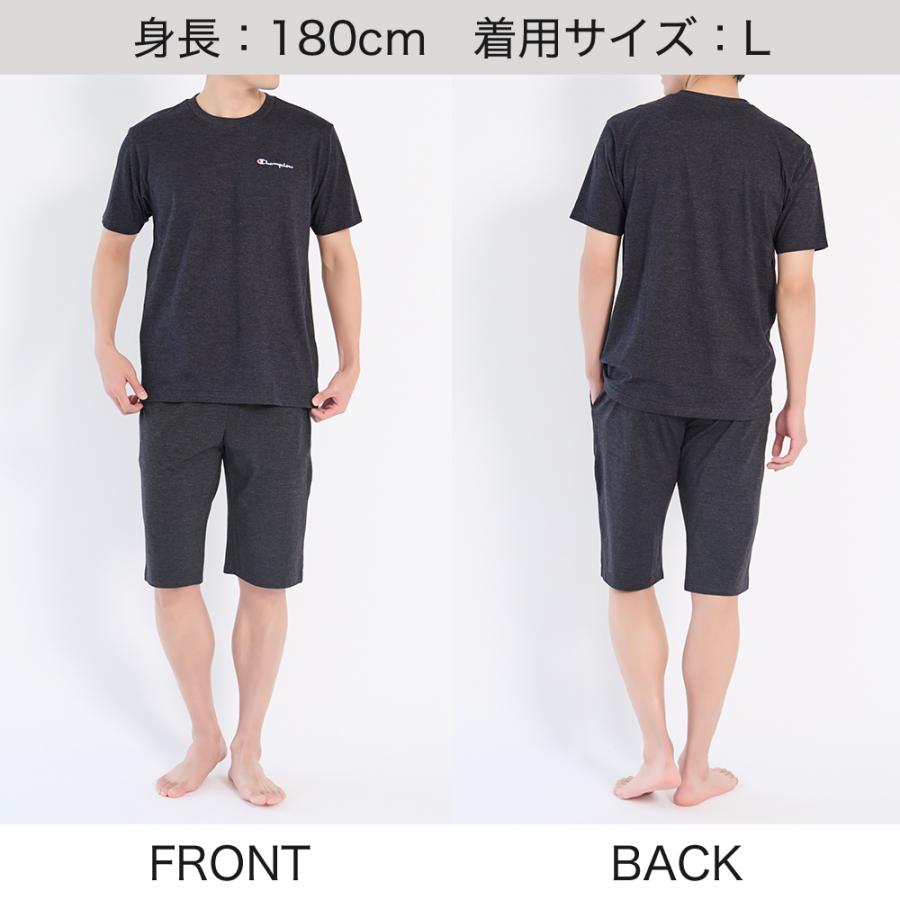 Champion（チャンピオン） ルームウェア ハーフパンツ メンズ 半袖 夏