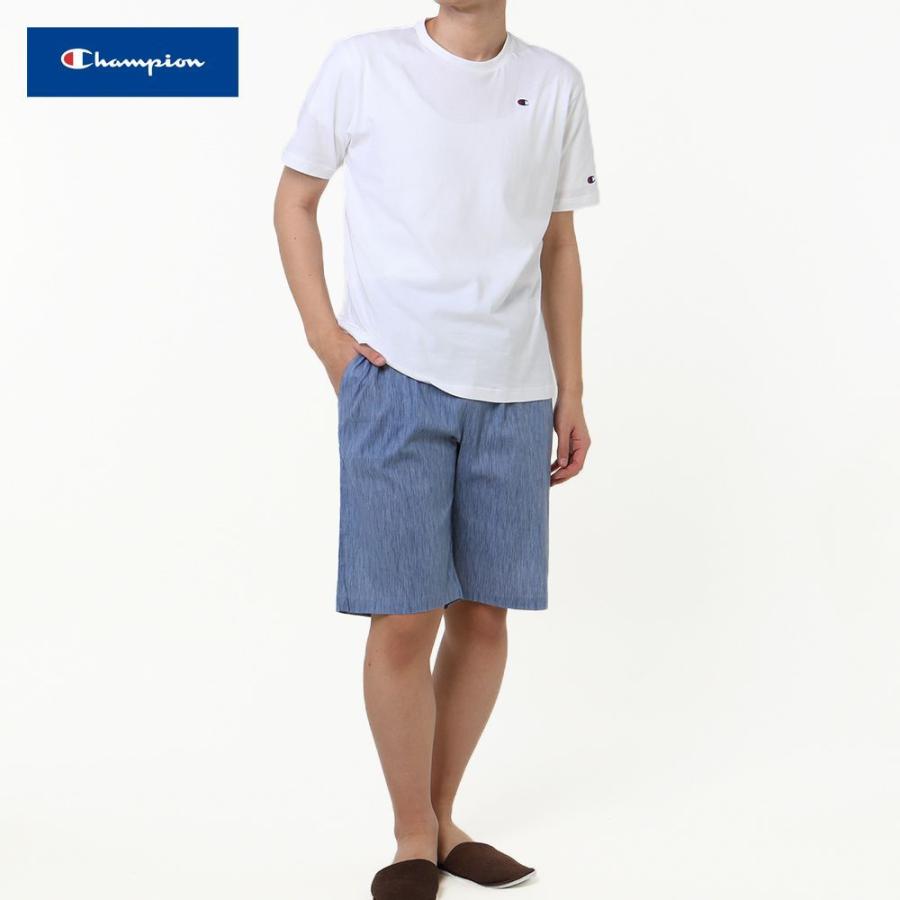 アウトレット パジャマ メンズ チャンピオン Champion セットアップ 半袖 半パンツ 紳士 Gunze グンゼ Om3121 M Ll グンゼpaypayモール店 通販 Paypayモール