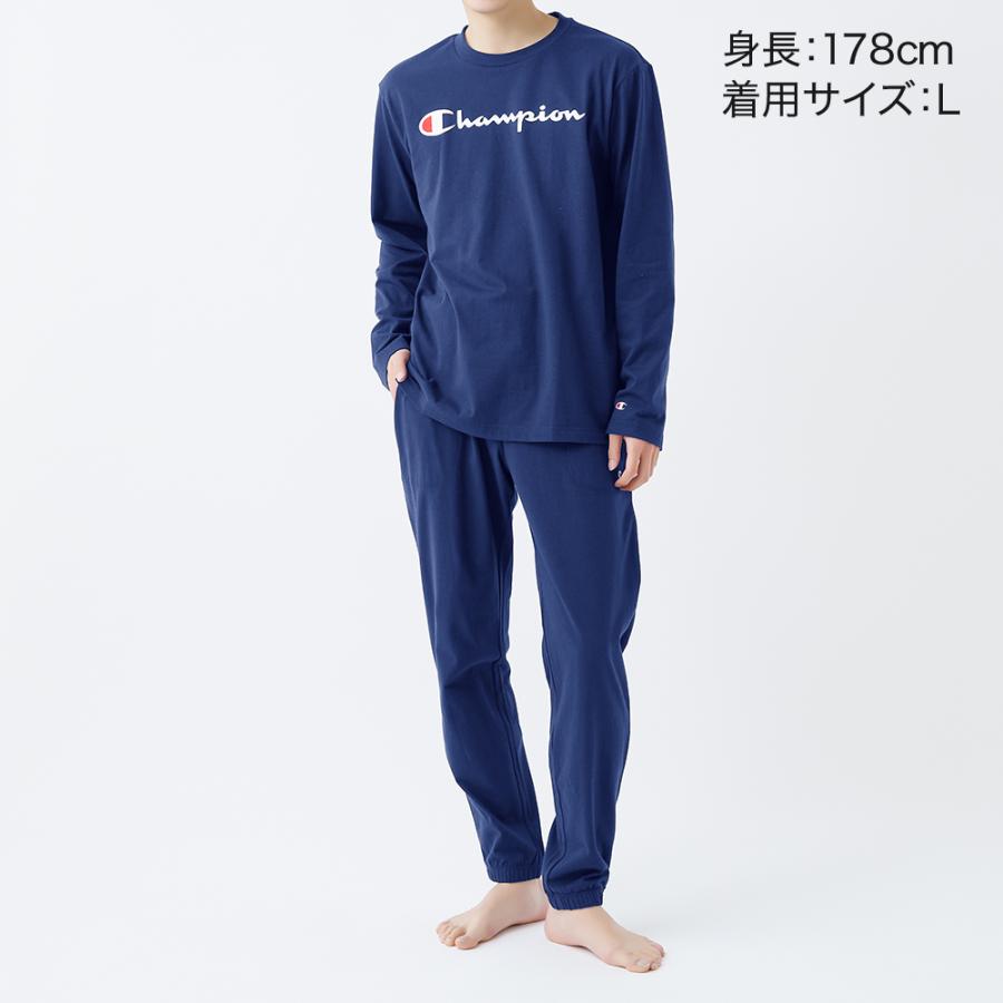 Champion（チャンピオン） ルームウェア 長袖 綿100 グンゼ メンズ
