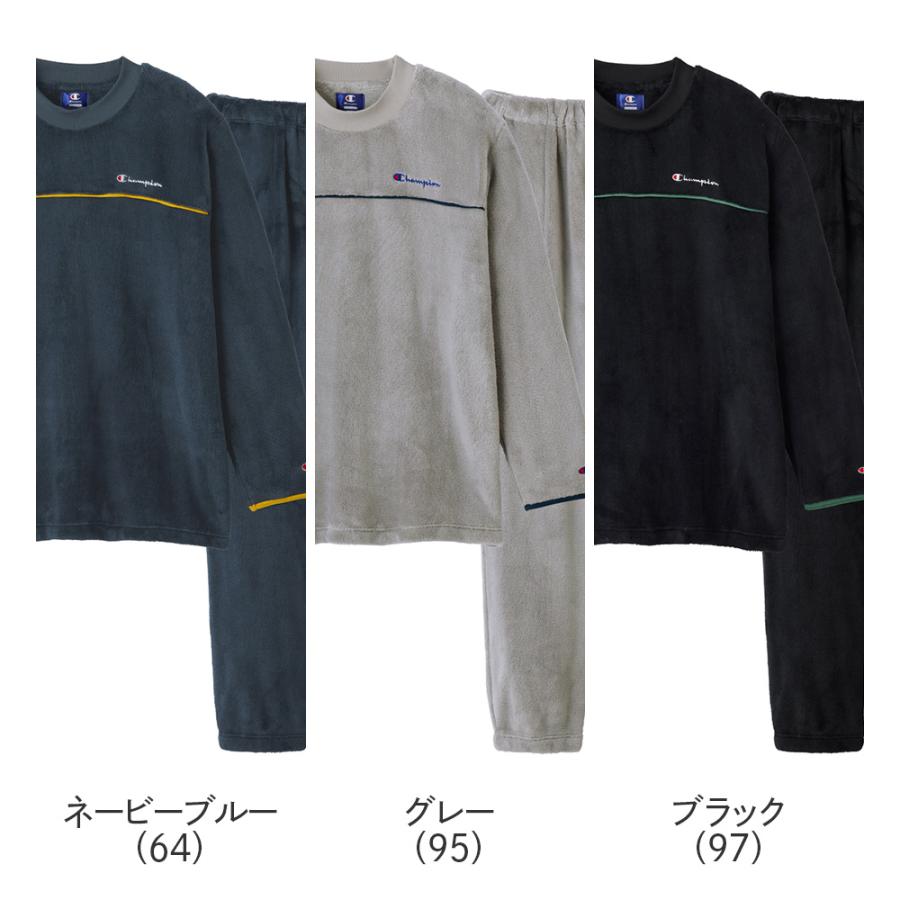 Champion（チャンピオン） ルームウェア 長袖長パンツ メンズ 両面起毛