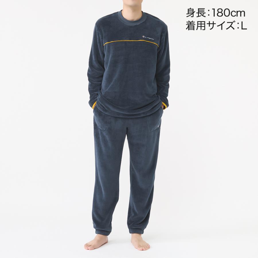 Champion（チャンピオン） ルームウェア 長袖長パンツ メンズ 両面起毛