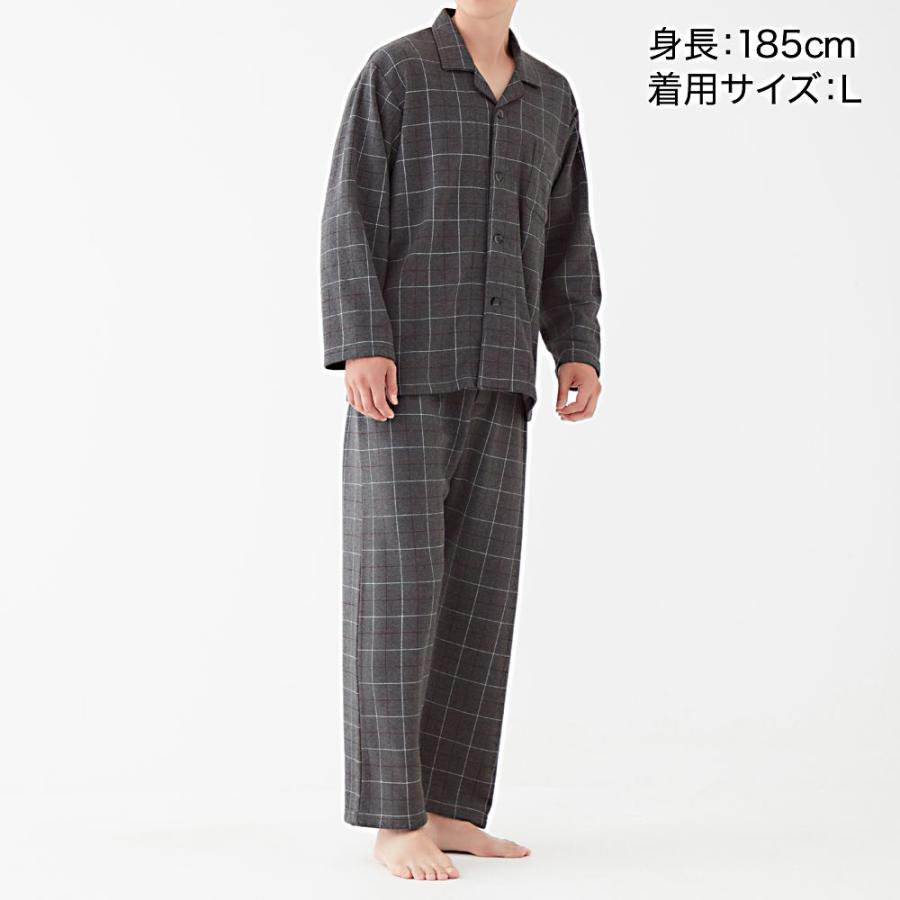 GUNZE（グンゼ） パジャマ ルームウェア メンズ 秋冬 パイル 裏起毛
