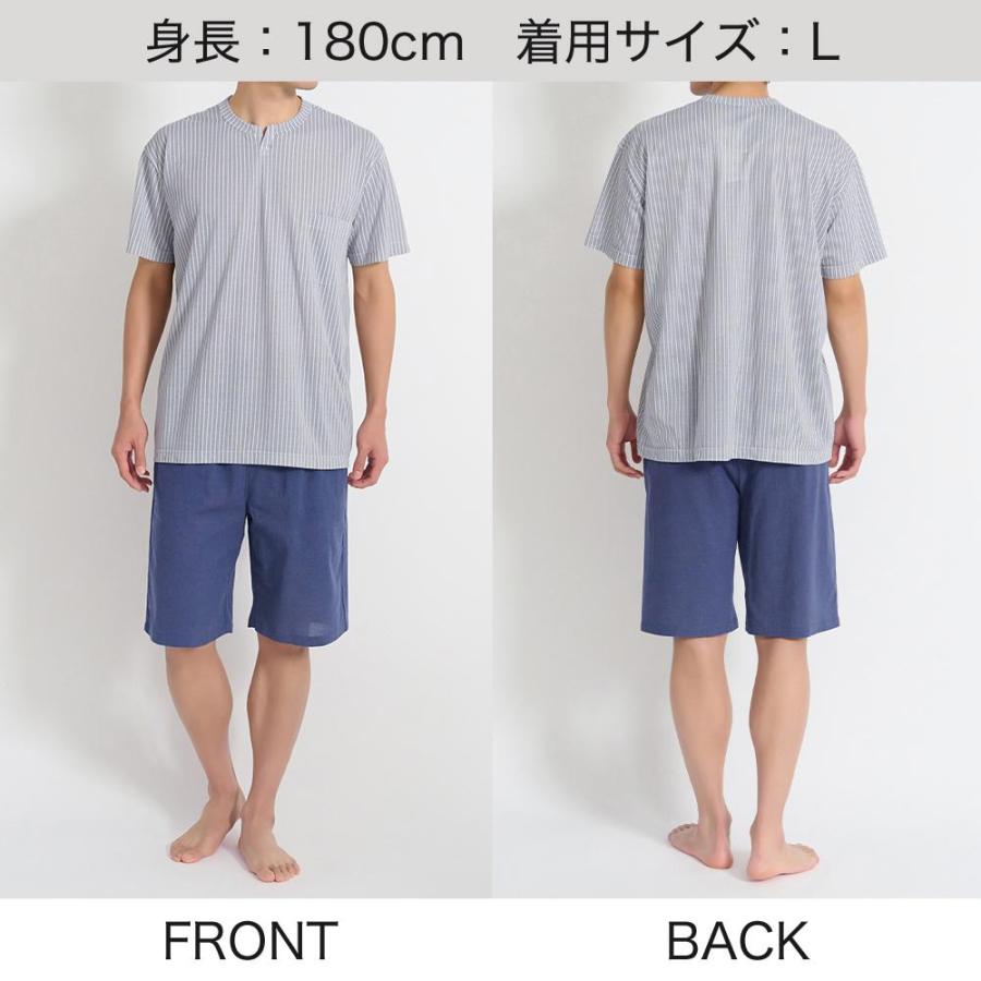 GUNZE（グンゼ） アセドロン ルームウェア メンズ 春夏 半袖 5分丈