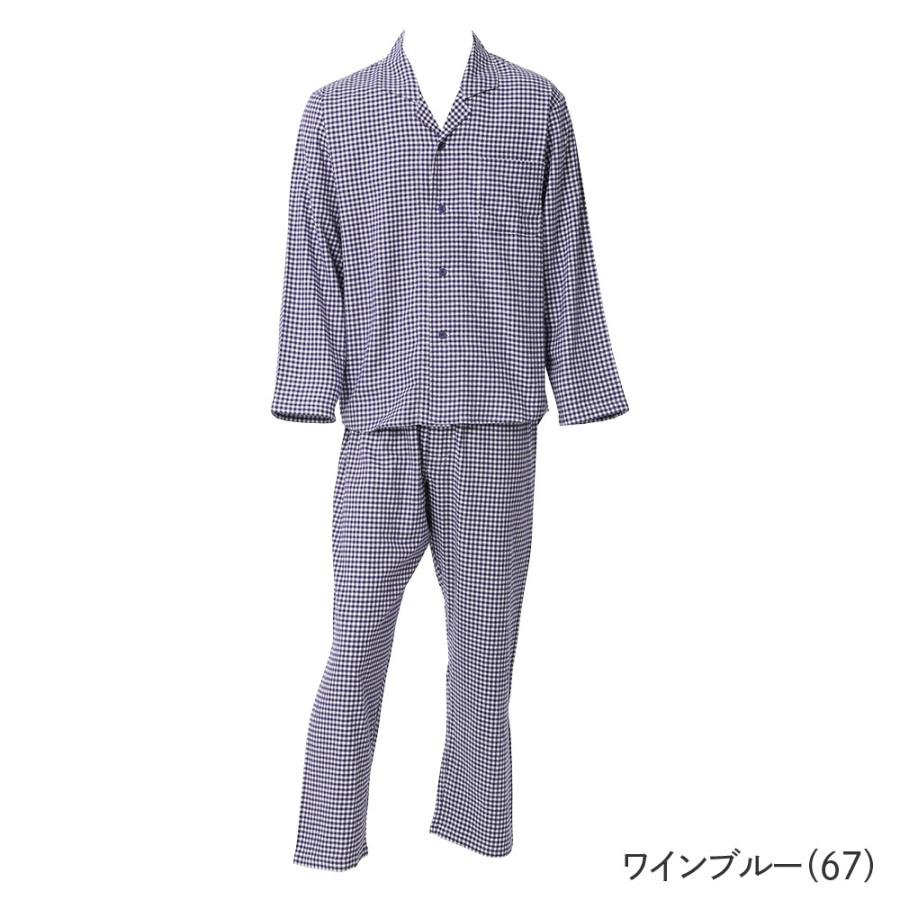 パジャマ グンゼこだわりパジャマ パジャマ メンズ 秋冬 長袖長パンツ Gunze グンゼ 綿100 ポケット