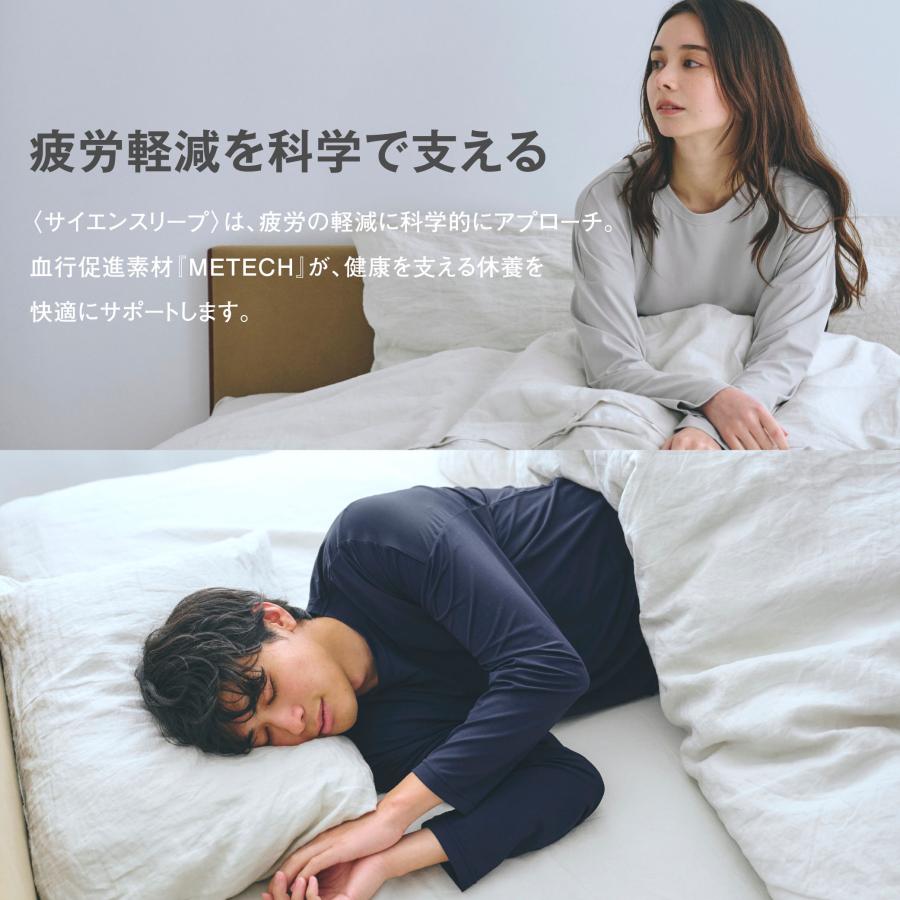 GUNZE（グンゼ） リカバリーウェア 疲労回復 血行促進 パジャマ 上下