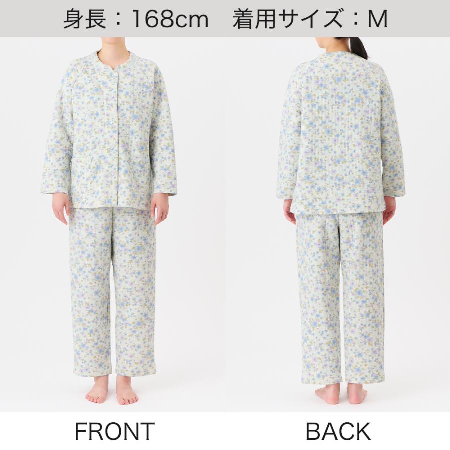 GUNZE（グンゼ） パジャマ レディース 寝間着 綿100 キルト 暖か 厚手